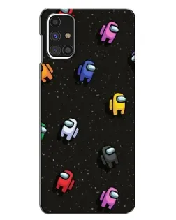 Чехол для Samsung Galaxy M31s с картинкой «Космический паттерн Among Us» Чехол для Samsung Galaxy M31s с картинкой «Космический паттерн Among Us»