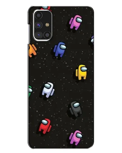 Чехол для Samsung Galaxy M31s с картинкой «Космический паттерн Among Us»