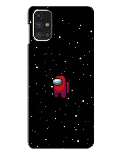 Чехол для Samsung Galaxy M31s с картинкой «Красный Among Us»