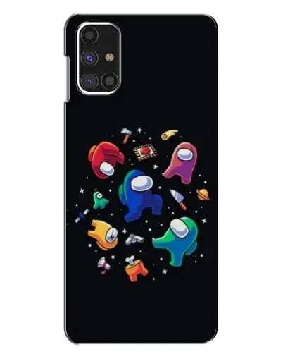 Чехол для Samsung Galaxy M31s с картинкой «Among Us космос»