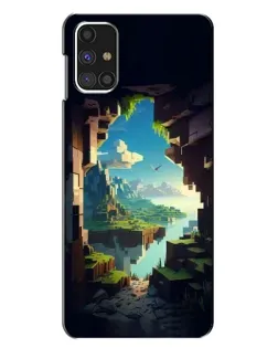 Чехол для Samsung Galaxy M31s с картинкой «Вид из пещеры»