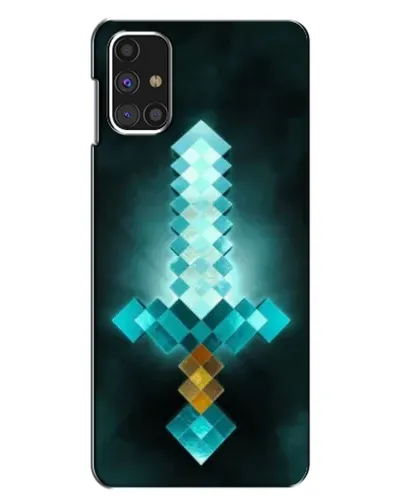 Чехол для Samsung Galaxy M31s с картинкой «Алмазный меч неон» Чехол для Samsung Galaxy M31s с картинкой «Алмазный меч неон»