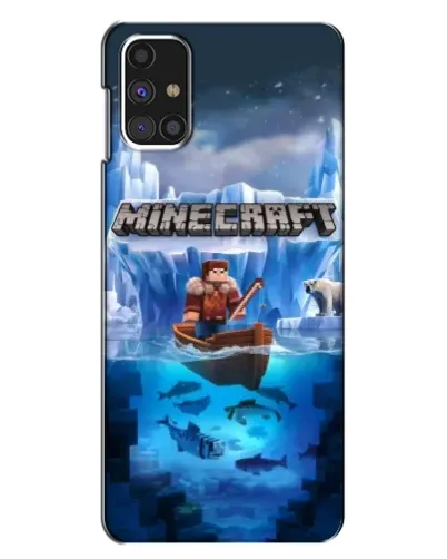Чехол для Samsung Galaxy M31s с картинкой «Minecraft ледяной мир» Чехол для Samsung Galaxy M31s с картинкой «Minecraft ледяной мир»