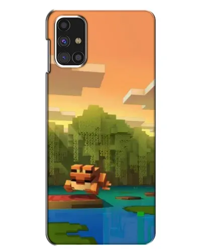 Чехол для Samsung Galaxy M31s с картинкой «Майнкрафт закат солнца» Чехол для Samsung Galaxy M31s с картинкой «Майнкрафт закат солнца»
