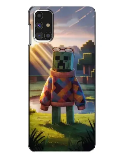Чехол для Samsung Galaxy M31s с картинкой «Крипер в свитере» Чехол для Samsung Galaxy M31s с картинкой «Крипер в свитере»
