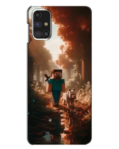 Чехол для Samsung Galaxy M31s с картинкой «Стив в лесу» Чехол для Samsung Galaxy M31s с картинкой «Стив в лесу»