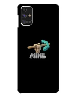 Чехол для Samsung Galaxy M31s с картинкой «Алмазная кирка»