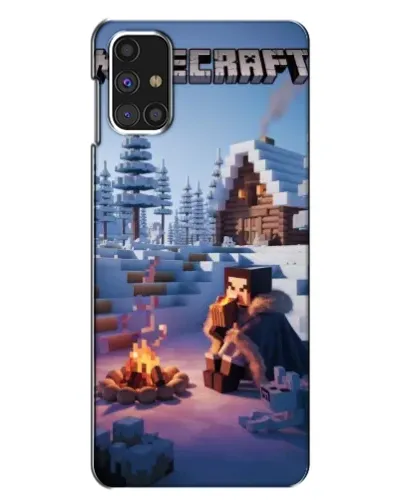 Чехол для Samsung Galaxy M31s с картинкой «Зимний Minecraft» Чехол для Samsung Galaxy M31s с картинкой «Зимний Minecraft»