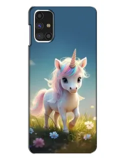 Чехол для Samsung Galaxy M31s с картинкой «Единорог на поляне» Чехол для Samsung Galaxy M31s с картинкой «Единорог на поляне»