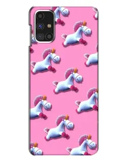 Чехол для Samsung Galaxy M31s с картинкой «Единороги на розовом» Чехол для Samsung Galaxy M31s с картинкой «Единороги на розовом»