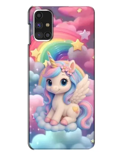 Чехол для Samsung Galaxy M31s с картинкой «Маленький единорог»
