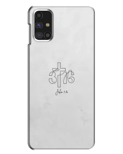 Чехол для Samsung Galaxy M31s с картинкой «Иоанна 3:16 Крест» Чехол для Samsung Galaxy M31s с картинкой «Иоанна 3:16 Крест»
