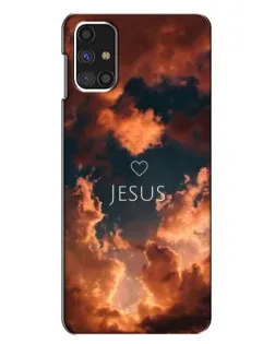Чехол для Samsung Galaxy M31s с картинкой «Сияние Имени Jesus» Чехол для Samsung Galaxy M31s с картинкой «Сияние Имени Jesus»