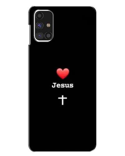 Чехол для Samsung Galaxy M31s с картинкой «Сердце - Jesus» Чехол для Samsung Galaxy M31s с картинкой «Сердце - Jesus»
