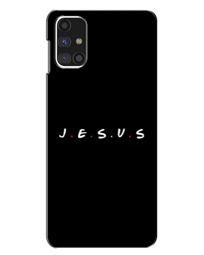 Чехол для Samsung Galaxy M31s с картинкой «Точки веры J.E.S.U.S.» Чехол для Samsung Galaxy M31s с картинкой «Точки веры J.E.S.U.S.»