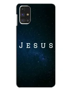 Чехол для Samsung Galaxy M31s с картинкой «Звездное небо Jesus»