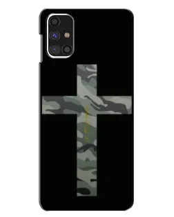 Чехол для Samsung Galaxy M31s с картинкой «Милитари Крест»