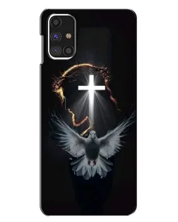 Чехол для Samsung Galaxy M31s с картинкой «Голубь и Свет»