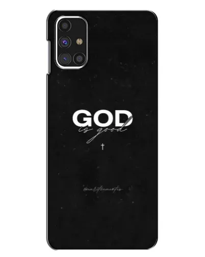 Чехол для Samsung Galaxy M31s с картинкой «GOD — Бог над всем» Чехол для Samsung Galaxy M31s с картинкой «GOD — Бог над всем»