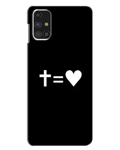 Чехол для Samsung Galaxy M31s с картинкой «Крест и Сердце» Чехол для Samsung Galaxy M31s с картинкой «Крест и Сердце»