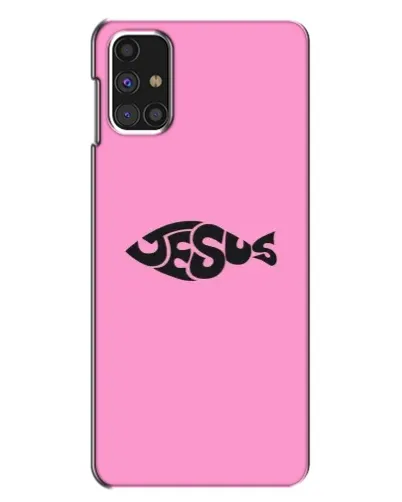 Чехол для Samsung Galaxy M31s с картинкой «Розовый символ Jesus» Чехол для Samsung Galaxy M31s с картинкой «Розовый символ Jesus»