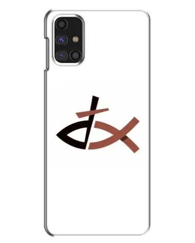Чехол для Samsung Galaxy M31s с картинкой «Рыба и крест» Чехол для Samsung Galaxy M31s с картинкой «Рыба и крест»