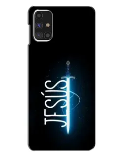 Чехол для Samsung Galaxy M31s с картинкой «Меч Духа Jesus»
