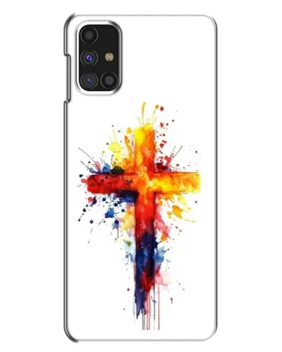 Чехол для Samsung Galaxy M31s с картинкой «Акварельный крест» Чехол для Samsung Galaxy M31s с картинкой «Акварельный крест»