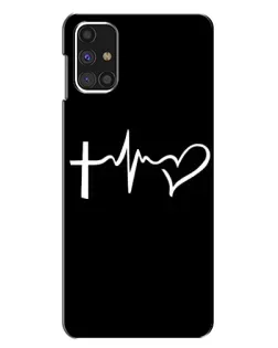 Чехол для Samsung Galaxy M31s с картинкой «Пульс веры»