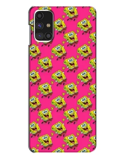 Чехол для Samsung Galaxy M31s с картинкой «Розовый паттерн»