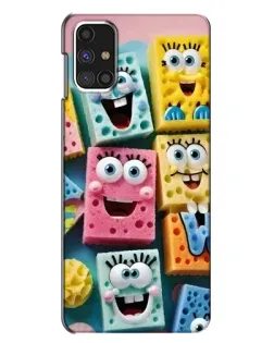 Чехол для Samsung Galaxy M31s с картинкой «Цветные губки»