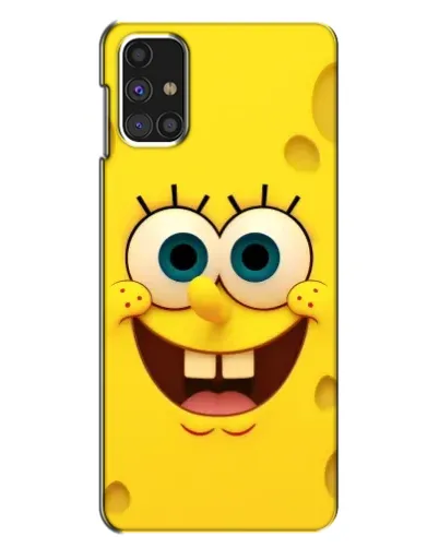 Чехол для Samsung Galaxy M31s с картинкой «Губка Боб улыбка»