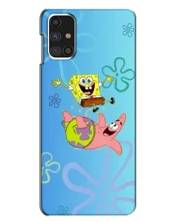 Чехол для Samsung Galaxy M31s с картинкой «Спанч Боб и Патрик»
