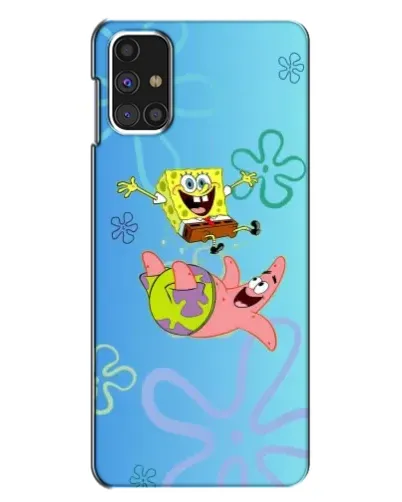 Чехол для Samsung Galaxy M31s с картинкой «Спанч Боб и Патрик»