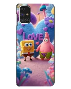 Чехол для Samsung Galaxy M31s с картинкой «Губка Боб Патрик»