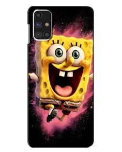 Чехол для Samsung Galaxy M31s с картинкой «Взрывной Спанч Боб»