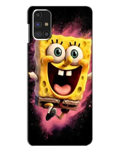 Чехол для Samsung Galaxy M31s с картинкой «Взрывной Спанч Боб»