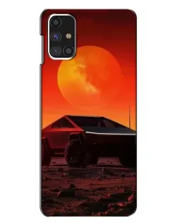 Чехол для Samsung Galaxy M31s с картинкой «Cybertruck на Марсе» Чехол для Samsung Galaxy M31s с картинкой «Cybertruck на Марсе»