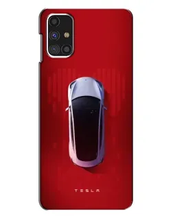 Чехол для Samsung Galaxy M31s с картинкой «Tesla Top View» Чехол для Samsung Galaxy M31s с картинкой «Tesla Top View»