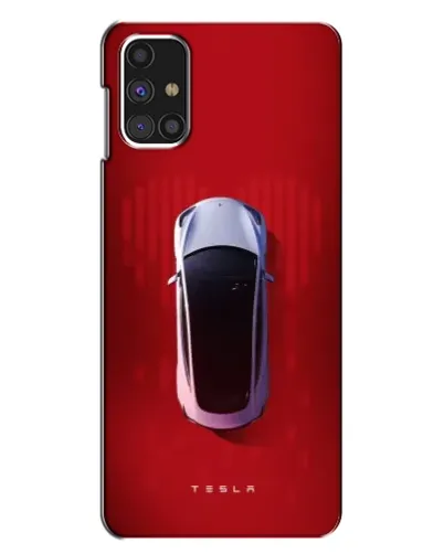 Чехол для Samsung Galaxy M31s с картинкой «Tesla Top View»
