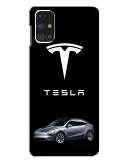 Чехол для Samsung Galaxy M31s с картинкой «Tesla Model Y» Чехол для Samsung Galaxy M31s с картинкой «Tesla Model Y»