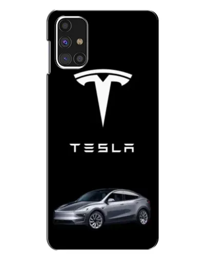 Чехол для Samsung Galaxy M31s с картинкой «Tesla Model Y»