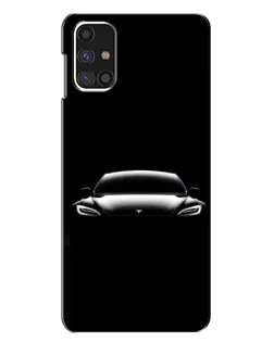 Чехол для Samsung Galaxy M31s с картинкой «Фары Tesla Night» Чехол для Samsung Galaxy M31s с картинкой «Фары Tesla Night»