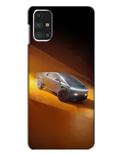 Чехол для Samsung Galaxy M31s с картинкой «Cybertruck в пустыне» Чехол для Samsung Galaxy M31s с картинкой «Cybertruck в пустыне»