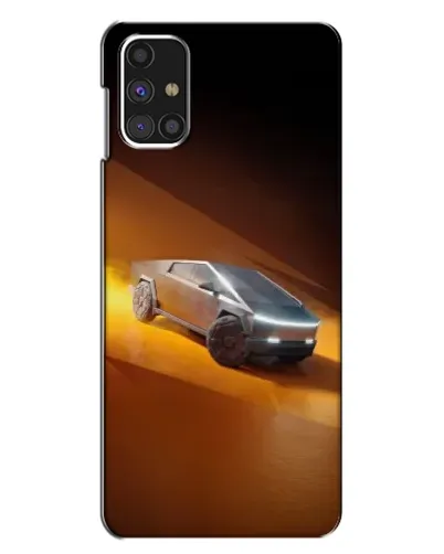 Чехол для Samsung Galaxy M31s с картинкой «Cybertruck в пустыне»