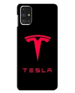 Чехол для Samsung Galaxy M31s с картинкой «Tesla Red Logo» Чехол для Samsung Galaxy M31s с картинкой «Tesla Red Logo»