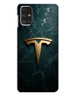 Чехол для Samsung Galaxy M31s с картинкой «Мраморная Tesla Gold» Чехол для Samsung Galaxy M31s с картинкой «Мраморная Tesla Gold»