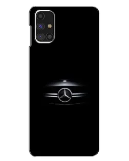 Чехол для Samsung Galaxy M31s с картинкой «Mercedes — абстрактные линии»
