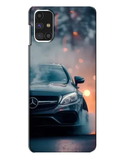 Чехол для Samsung Galaxy M31s с картинкой «Mercedes — ночной город» Чехол для Samsung Galaxy M31s с картинкой «Mercedes — ночной город»