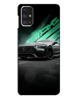 Чехол для Samsung Galaxy M31s с картинкой «Темный Mercedes AMG»